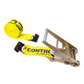 Yellow Ratchet Strap with Flat Hooks B864153
