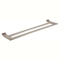 Satin Nickel Double Towel Bar F6676