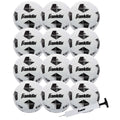 Youth Soccer Balls Size 4 12 Pack White/Black F515
