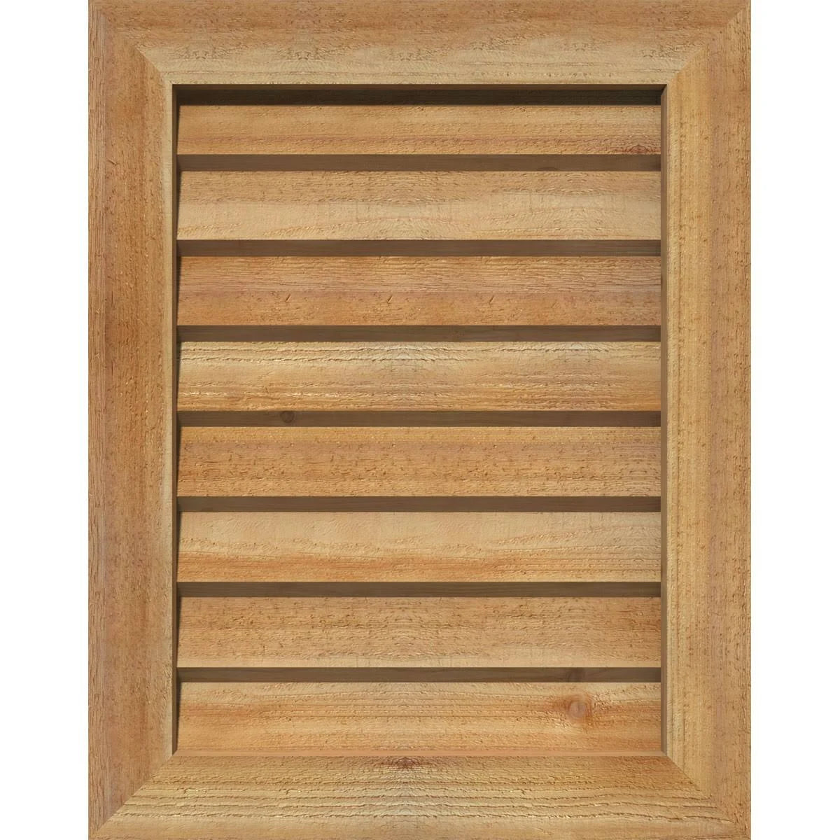 Unfinished Non-Functional Vertical Gable Vent J44846
