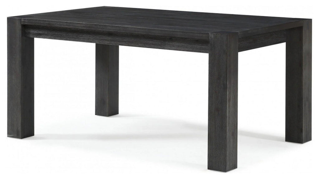 8 Piece Rectangular Dining Set Upholstered Chair and Server Graphite R438991