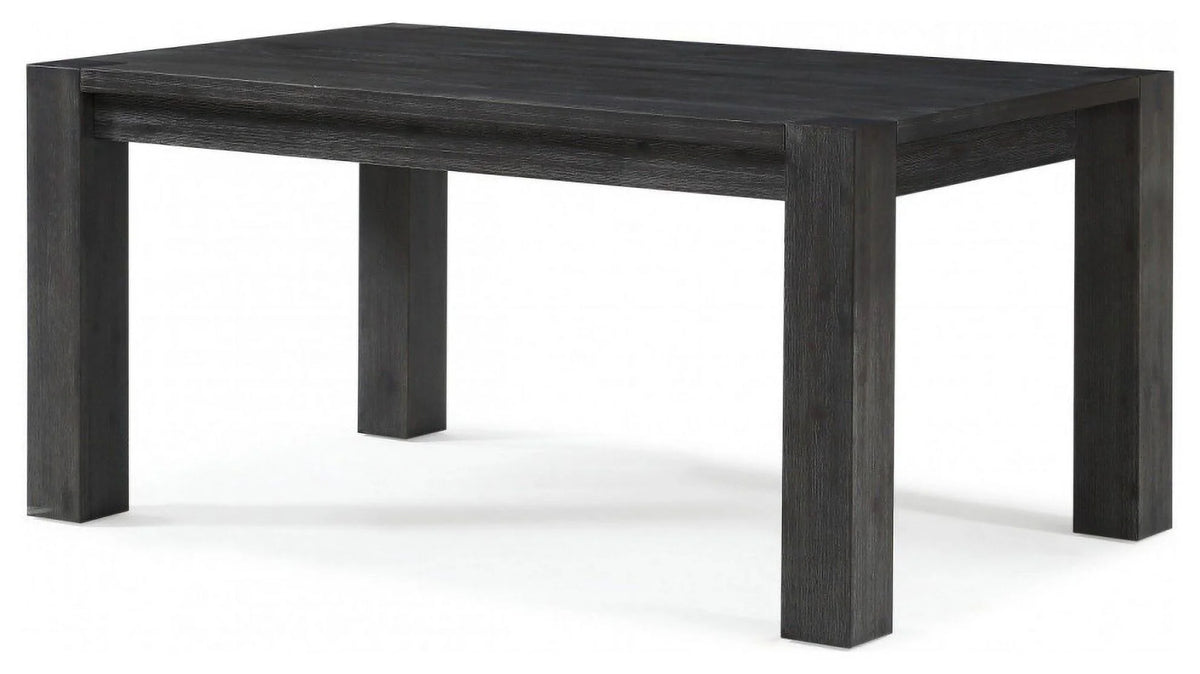 8 Piece Rectangular Dining Set Upholstered Chair and Server Graphite R438991
