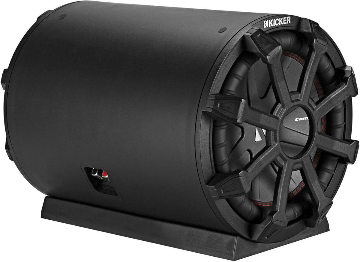 10" 800w Marine Loaded Subwoofer Enclosure Bundle with 2000w Mono Amplifier and Install Wire Kit (3 Items) O24277