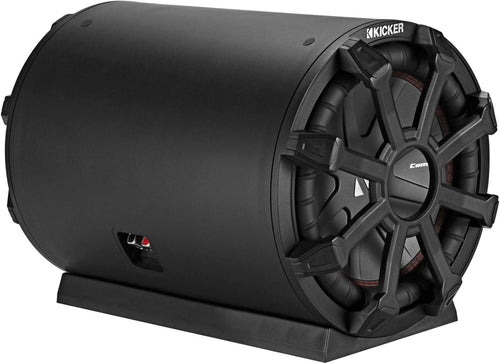 10" 800w Marine Loaded Subwoofer Enclosure Bundle with 2000w Mono Amplifier and Install Wire Kit (3 Items) O24277