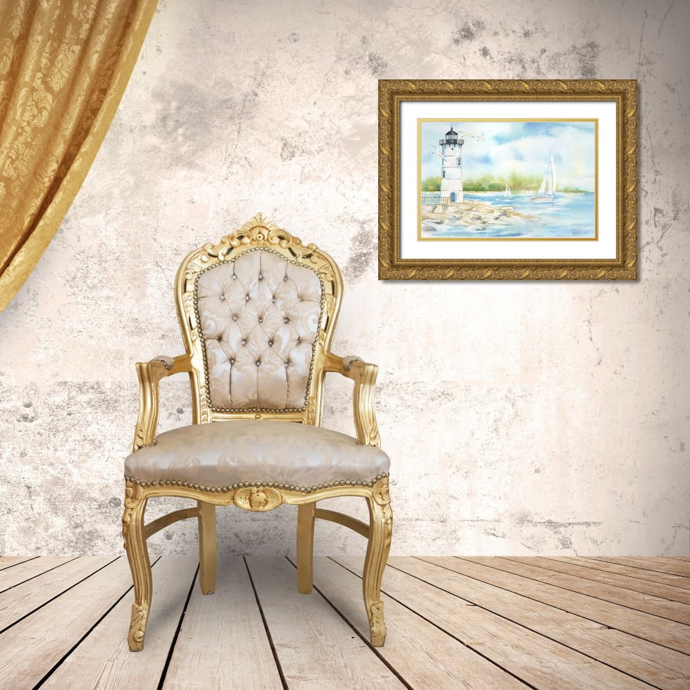 14x11 Gold Ornate Wood Framed Museum Art Print U145141