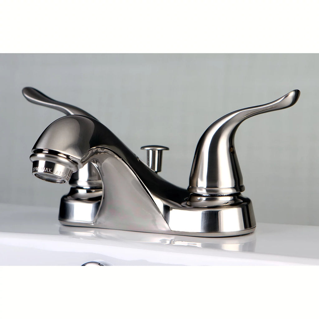 4 in. Centerset Brushed Nickel Bathroom Faucet F111