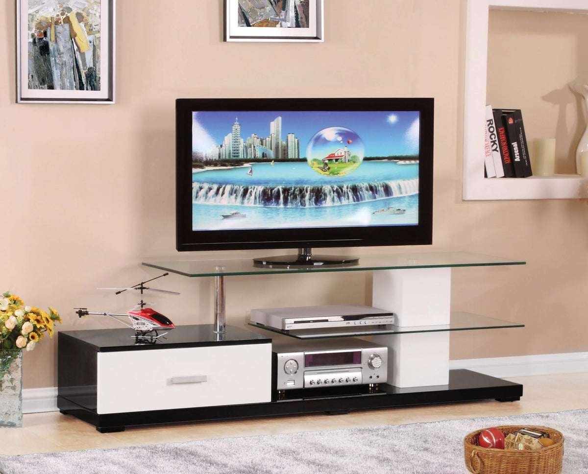 Black TV Stand I240617