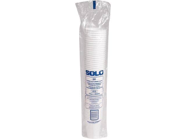 12 oz White Poly Paper Hot Cup N581