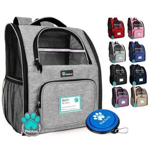 Dog Travel Bag with Food Container and Bowls T70534