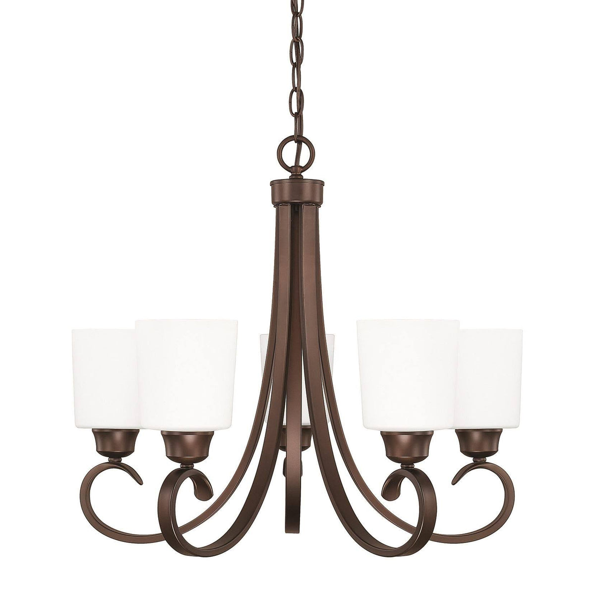 Bronze 5 Light Chandelier A100944