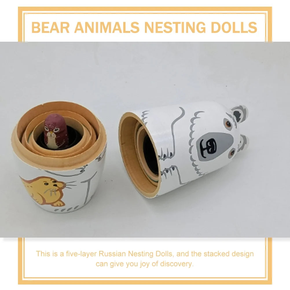 Wooden Russian Stacking Dolls Nesting Dolls E604