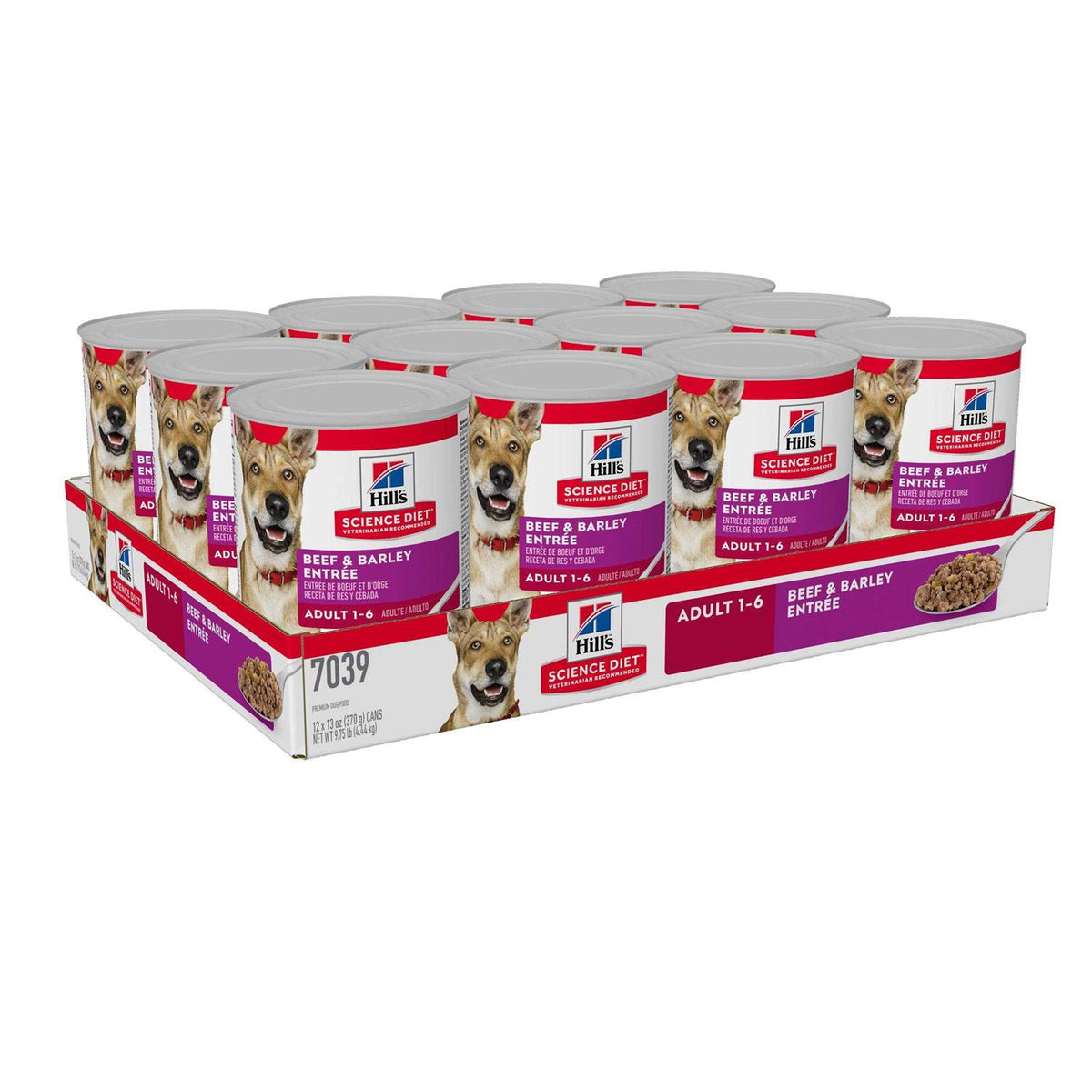 Adult Beef & Barley Entree Dog Food F504810