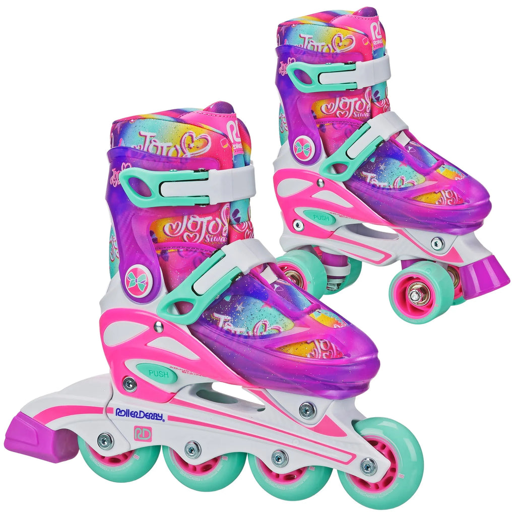 Adjustable 2-in-1 Roller and Inline Skates N148464