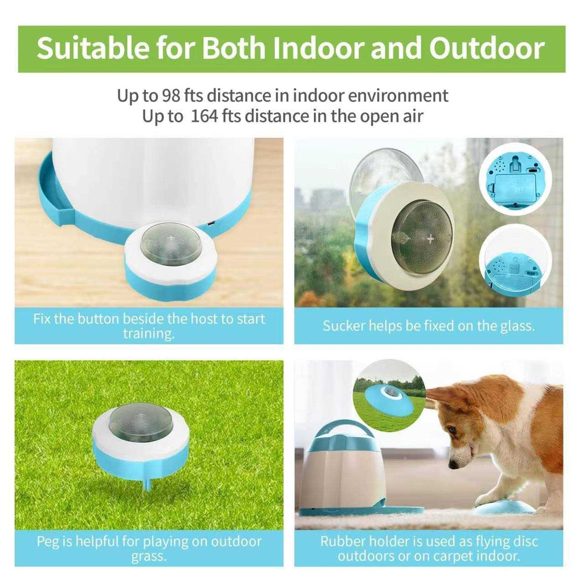 Automatic Dog Feeder Treat Dispensing R678