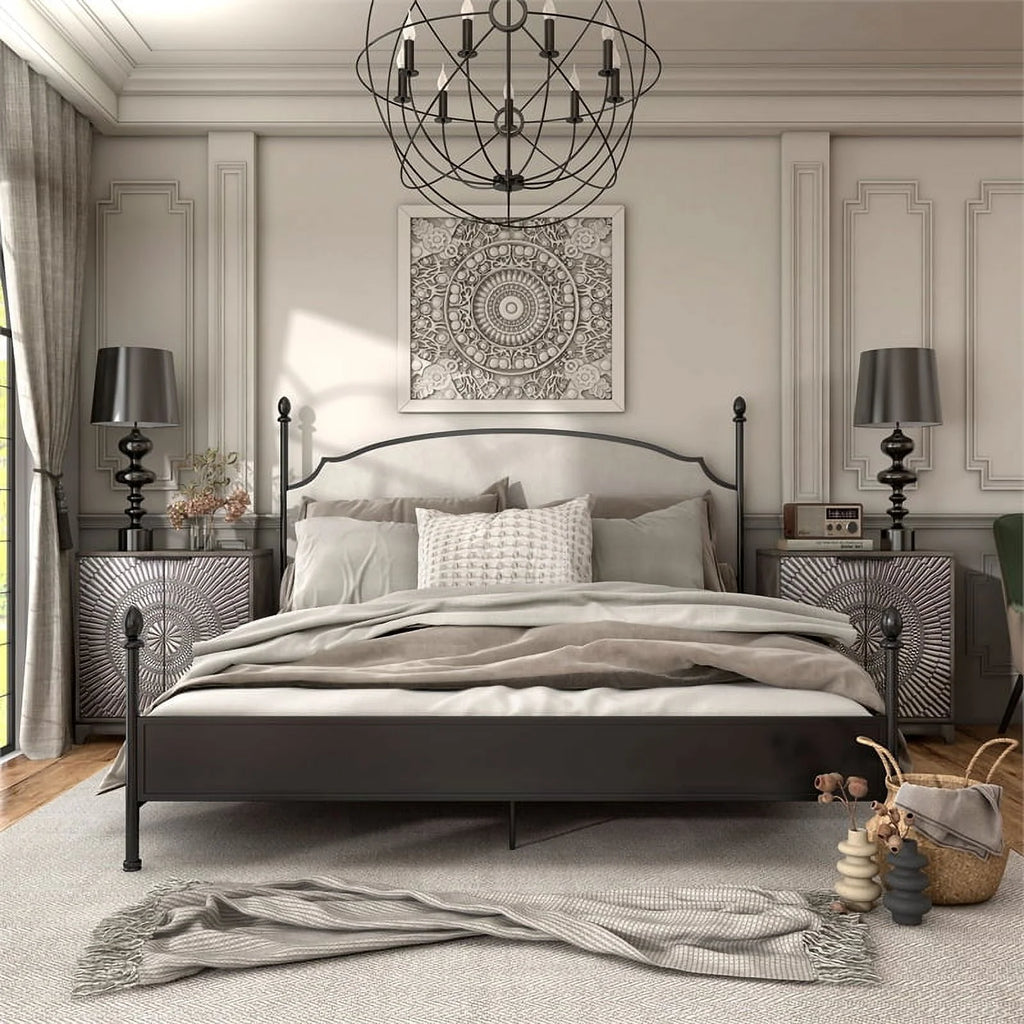 King Metal Bed H256363
