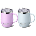 12 oz Stainless Steel Insulated Tumbler with Lid and Straw V400