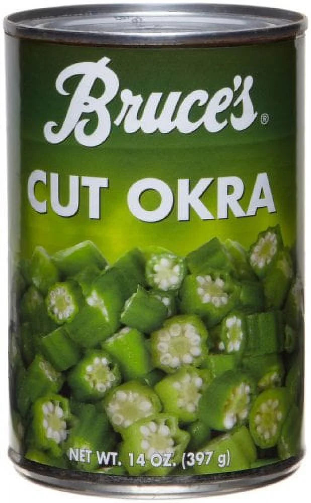 14 Oz Cans Okra, Quantity of 12 T1126