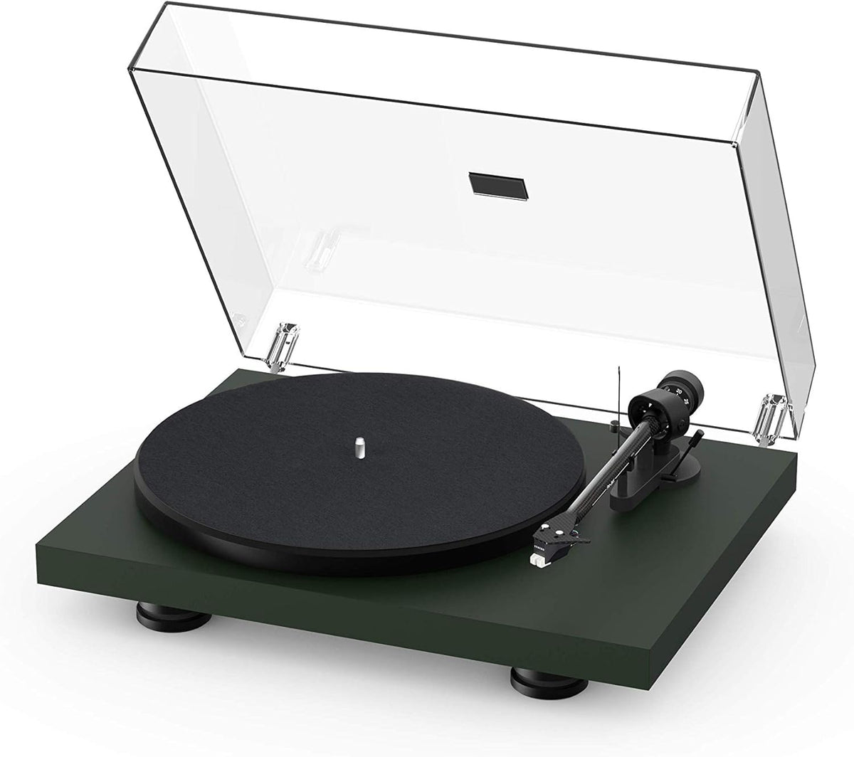 High Gloss Black Turntable with Carbon Fiber Tonearm and Sumiko Rainier Phono Cartridge R618202