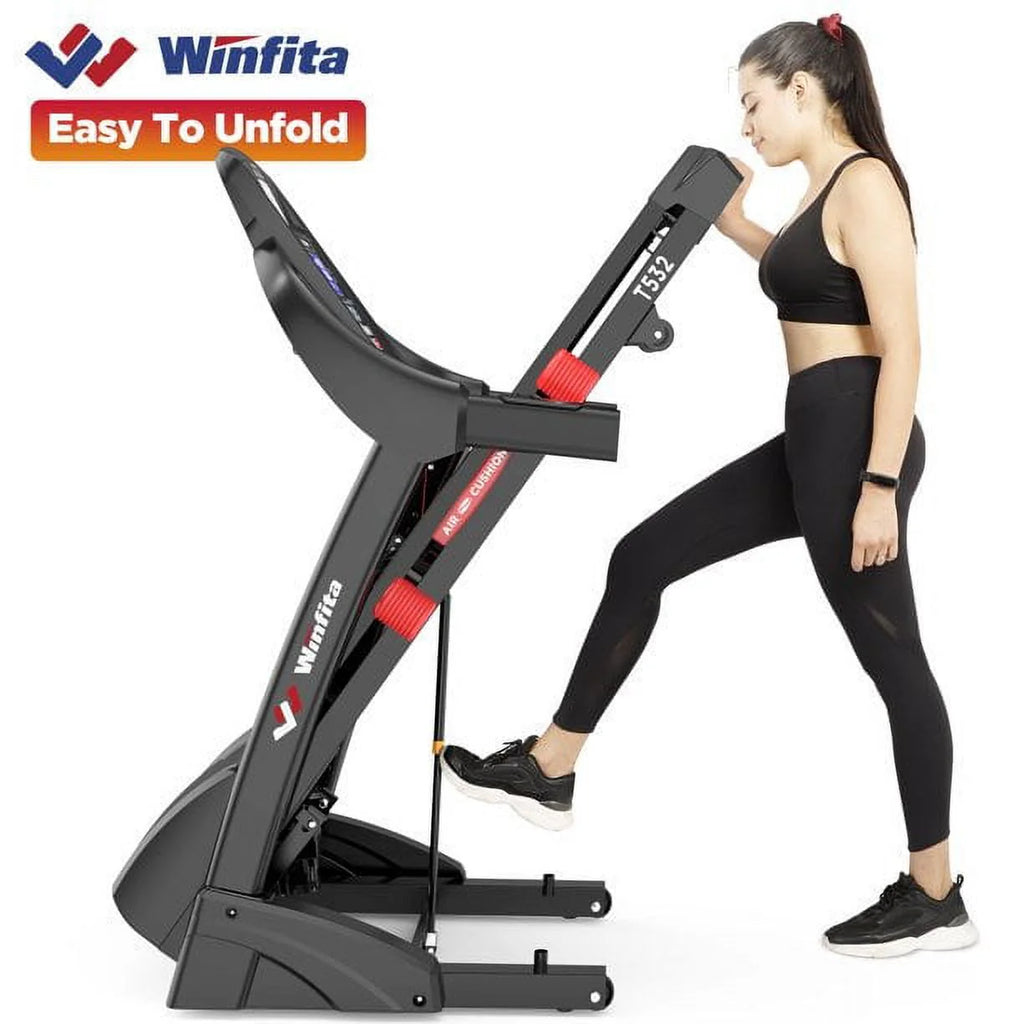 4.5HP Folding Treadmill with 15% Auto Incline F698