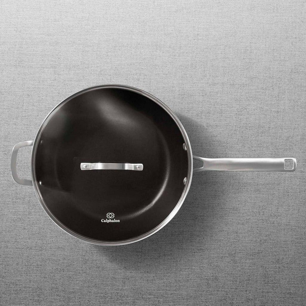 12-in. Nonstick Jumbo Fryer Pan with Cover I387