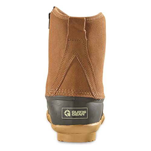 Men’s Side Zip Insulated Leather Duck Boots, 400 Gram C2786