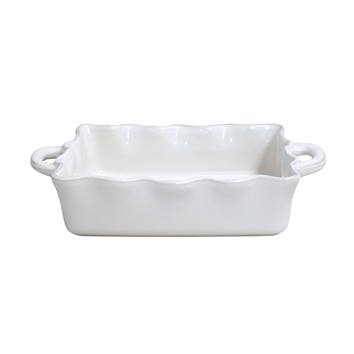 White Rectangular Baker X8694