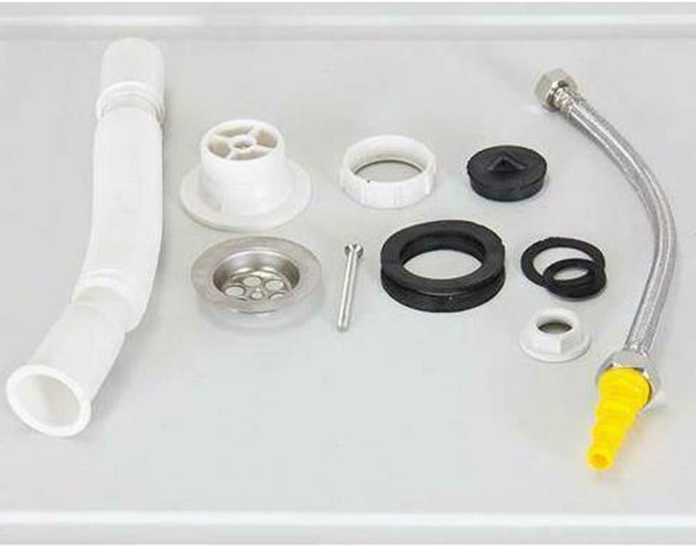 White Portable Folding Fishing Cleaning Table with Sink Faucet P95648