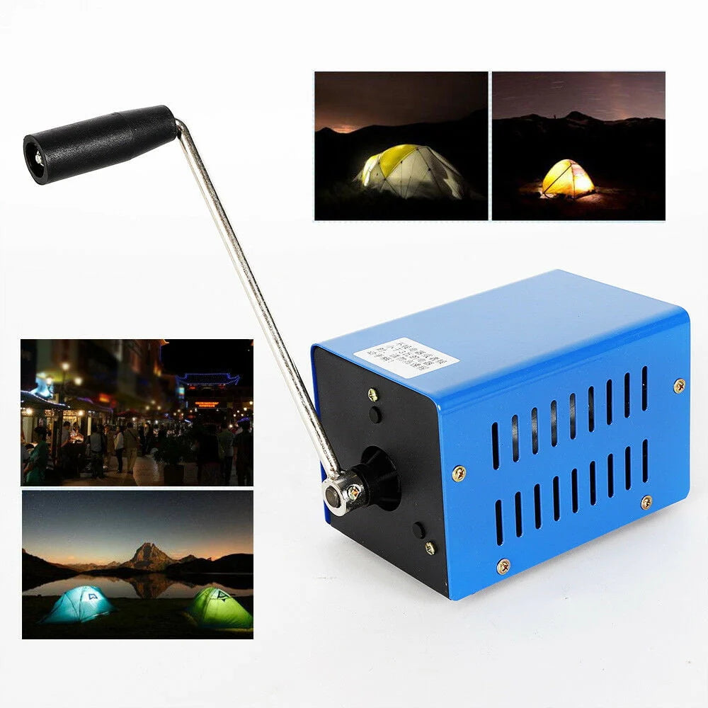 Manual Hand Crank Generator 20W USB Charger O855675