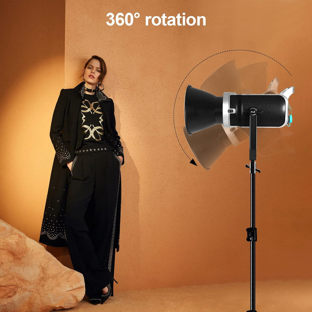 200W Bi-Color LED Video Light with Softbox Z443