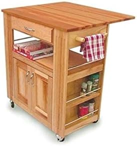 Natural Butcher Block Cart G16302