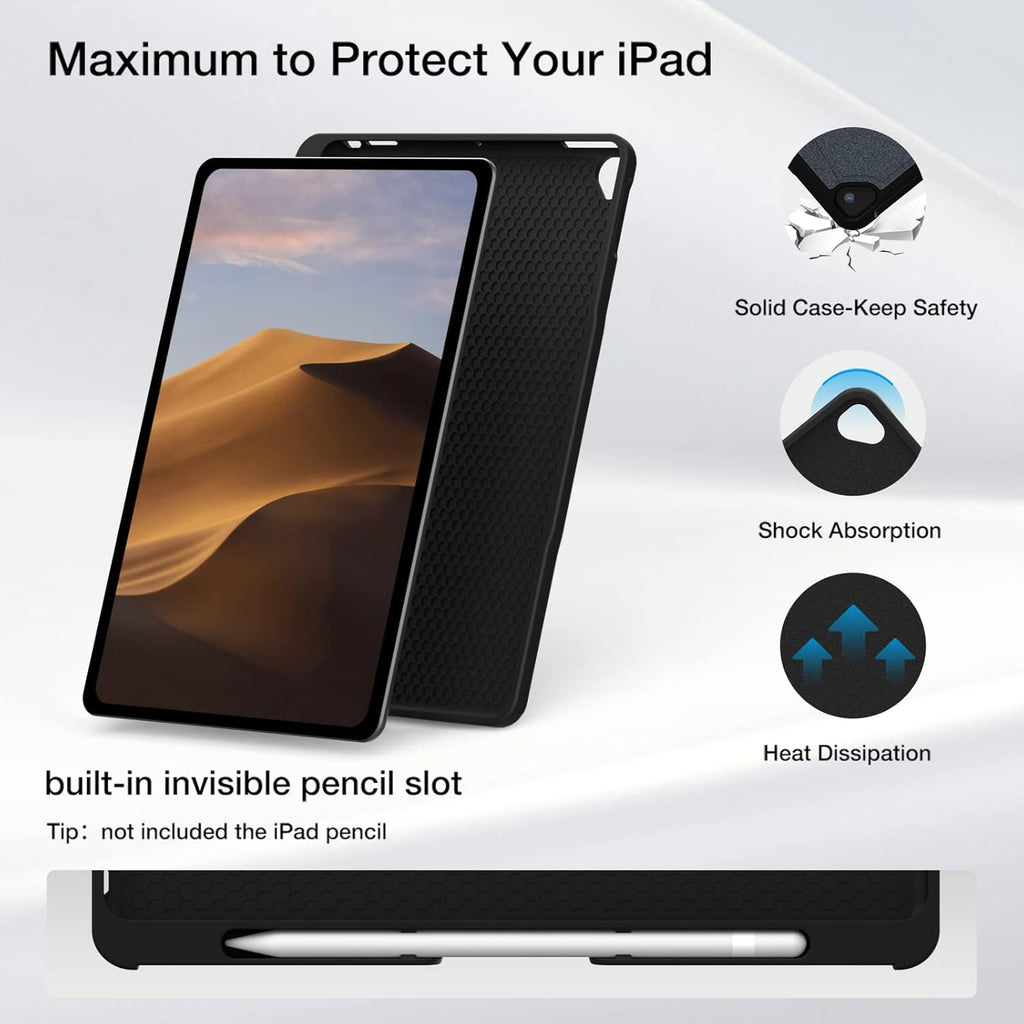 Detachable Wireless Bluetooth Keyboard Case with Trackpad for iPad Y33837