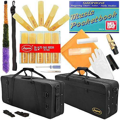 White-Gold Keys Alto Saxophone with Case O167681