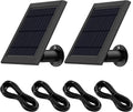 White Solar Panel with Wall Mount and Power Cable, 2 Pack P33330