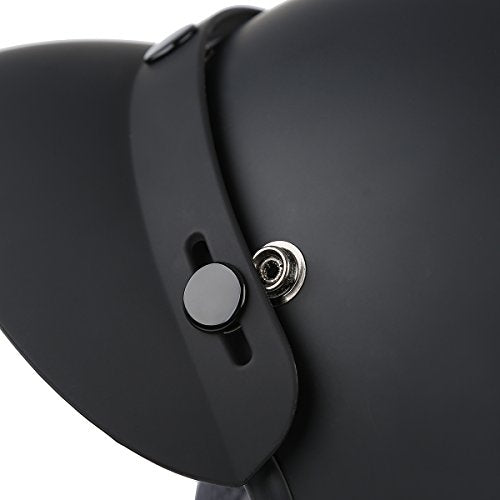 Matte Black Open Face Motorcycle Helmet Y112