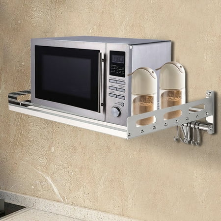 Stainless Steel Wall-Mounted Microwave Oven Rack P475