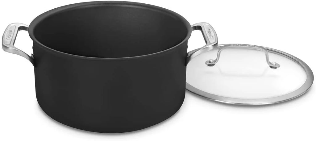6-qt Anodized Stock Pot with Glass Lid L1732