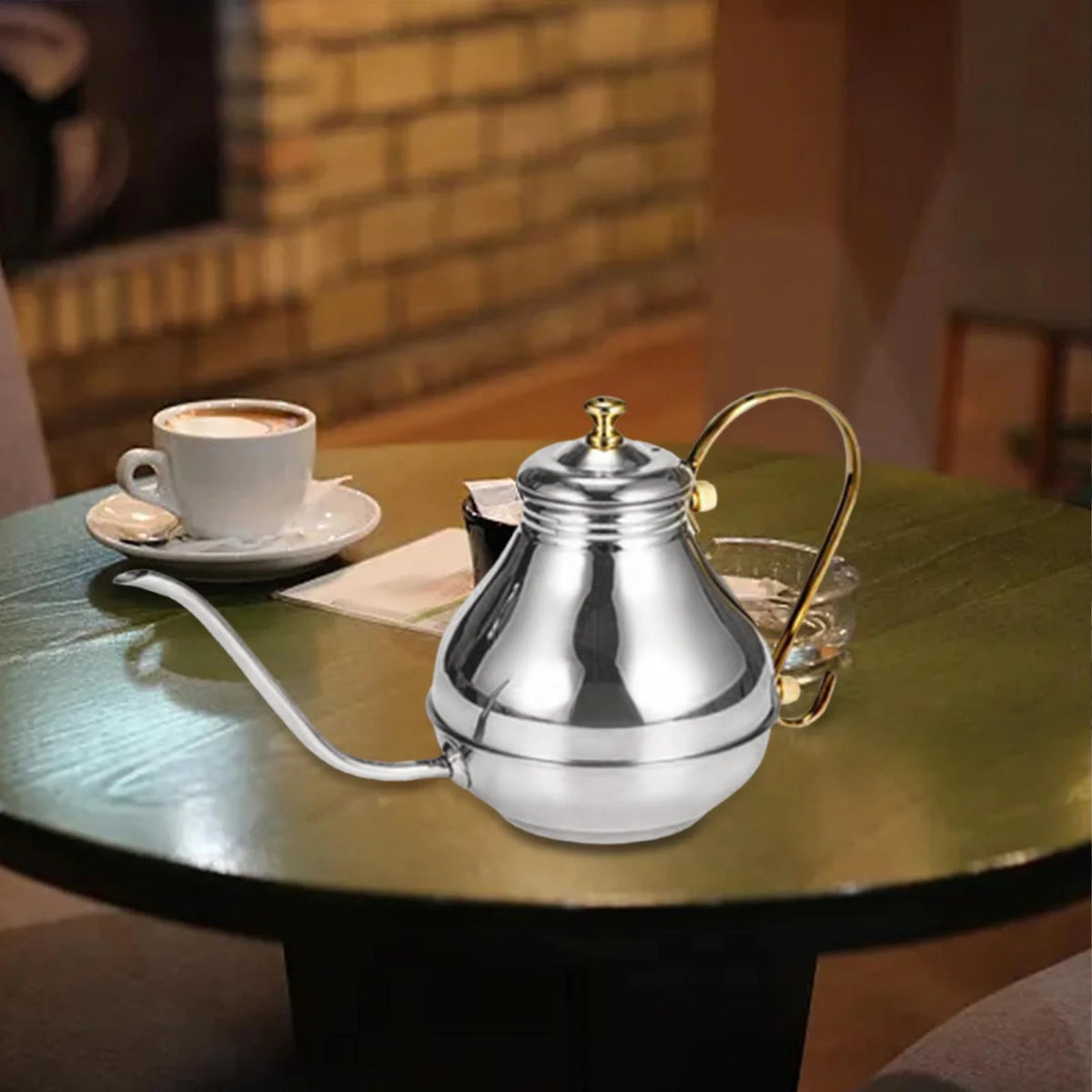 Stainless Steel Gooseneck Coffee Drip Kettle W29378