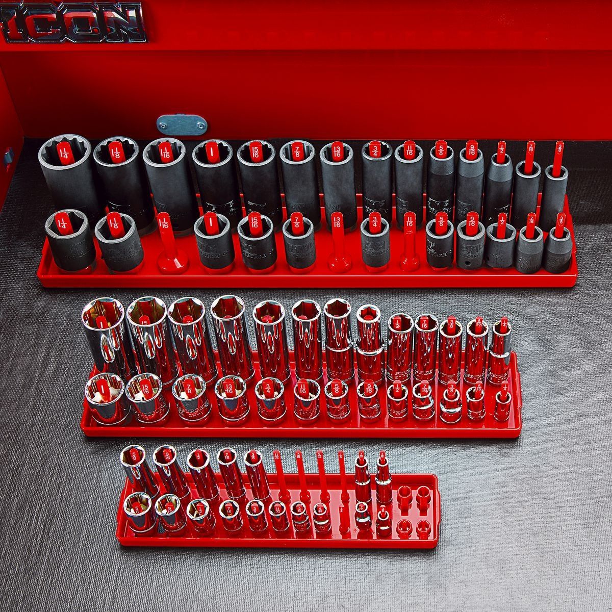3 Piece Blue Socket Tray Q421