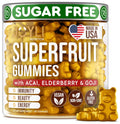 Sugar-Free Multivitamin Gummies with Goji, Elderberry, Vitamins A, C, D & E I7678