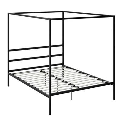 White Twin Canopy Bed V268344