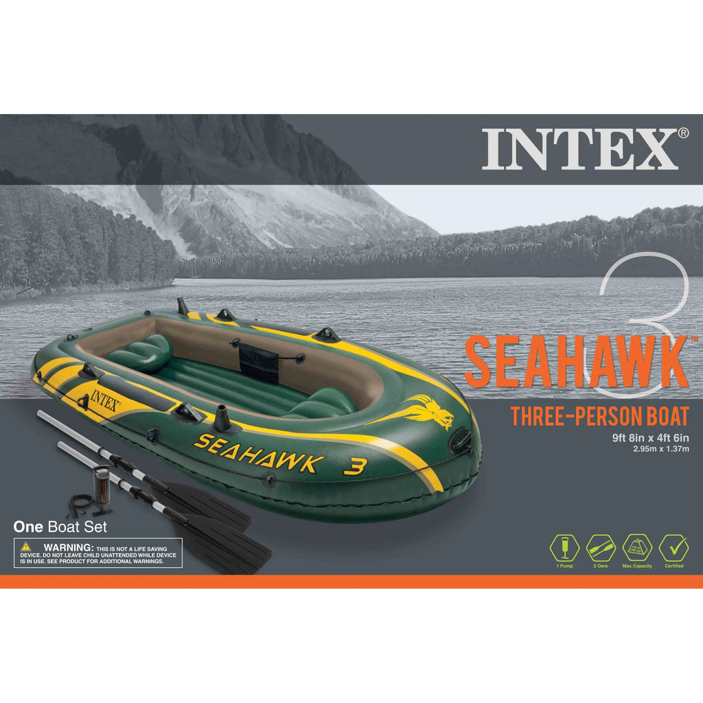 3 Person Boat Set with Oars and Pump J207366