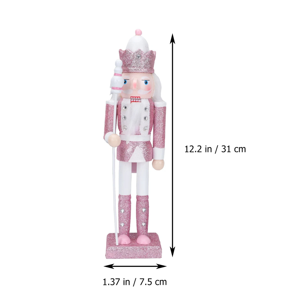 Wooden Nutcracker Soldier Santa Doll C223