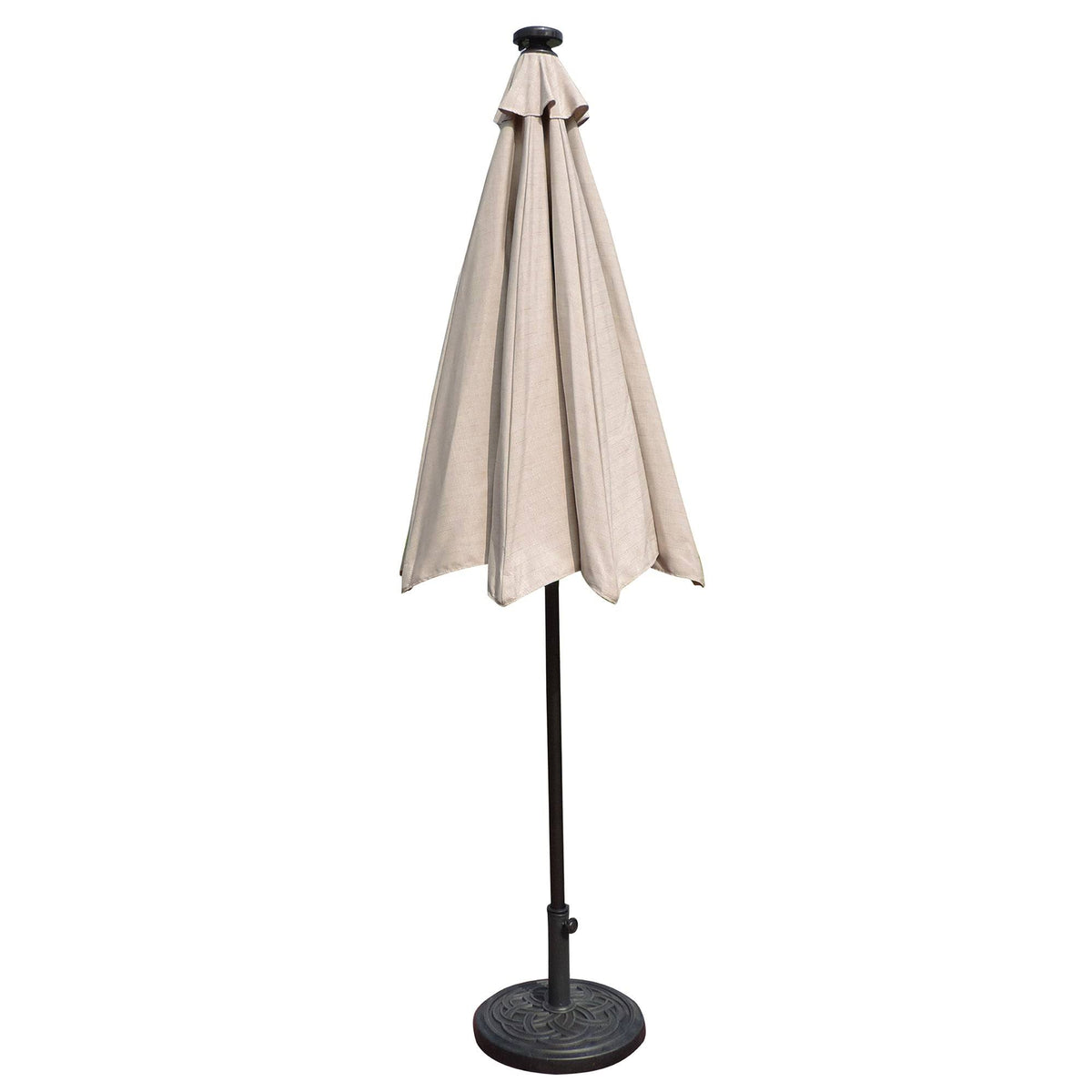 9-ft Octagonal Market Umbrella Red Olefin Canopy B45333