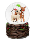 Musical Rudolph and Clarice Glitterdome S386129