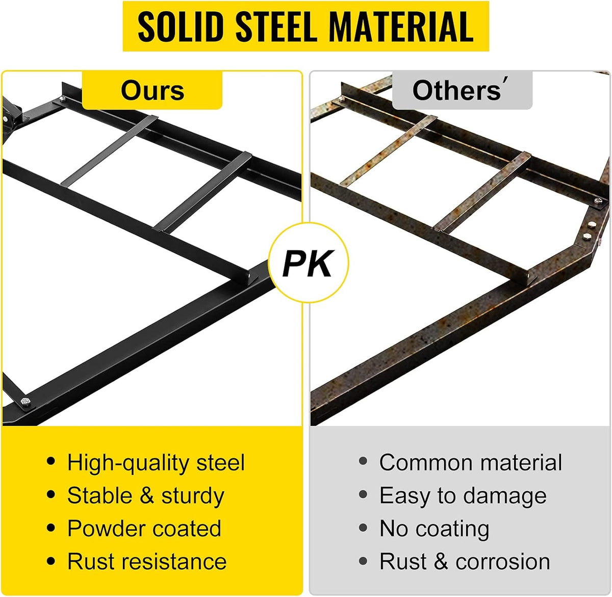 66" Width Tow Behind Steel Driveway Drag Harrow S29179