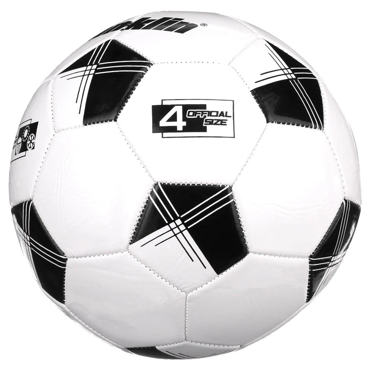 Youth Soccer Balls Size 4 12 Pack White/Black F515