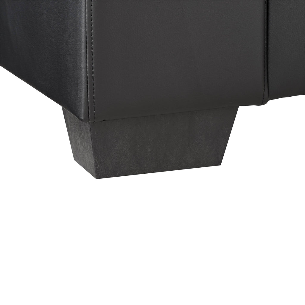 Red Bonded Leather Chair E29477