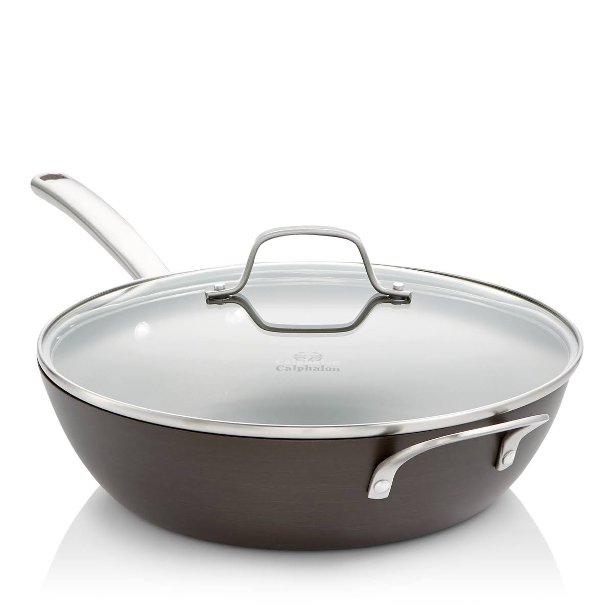 12-in. Nonstick Jumbo Fryer Pan with Cover I387