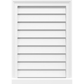 Vertical Surface Mount PVC Gable Vent M50505