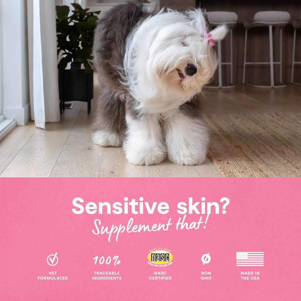 Skin & Coat Supplement Chews for Dogs E349